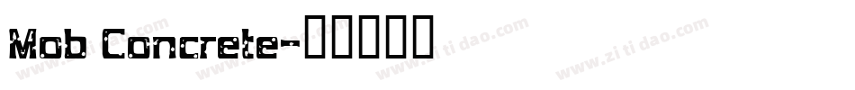 Mob Concrete字体转换